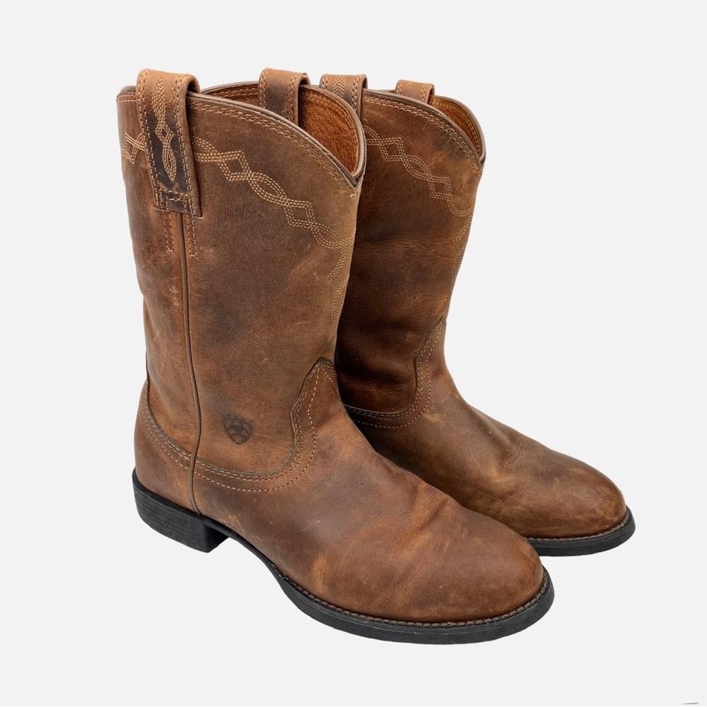 ARIAT | Heritage Brown Roper Western Boots | 9